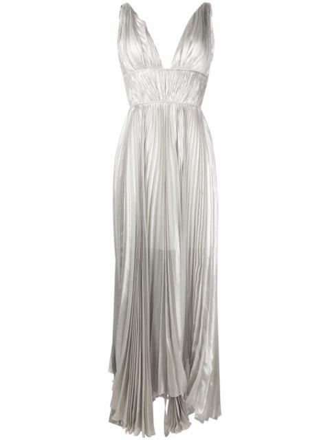 MARIA LUCIA HOHAN V-neck sleeveless dress