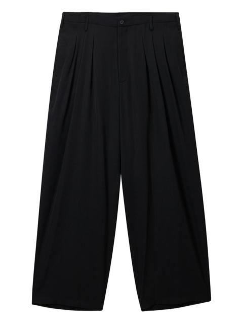 Yohji Yamamoto pleated wool trousers