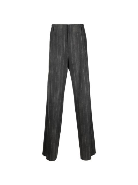 VERSACE striped tailored trousers