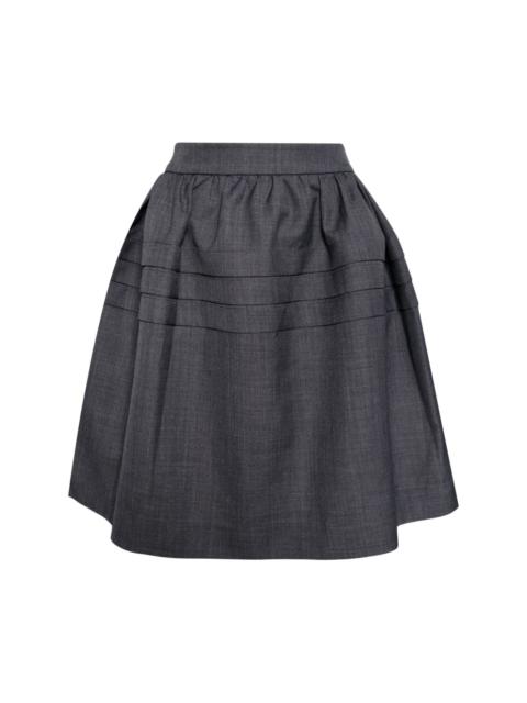 SHUSHU/TONG A-line midi skirt