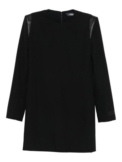 VERSACE wool mini dress