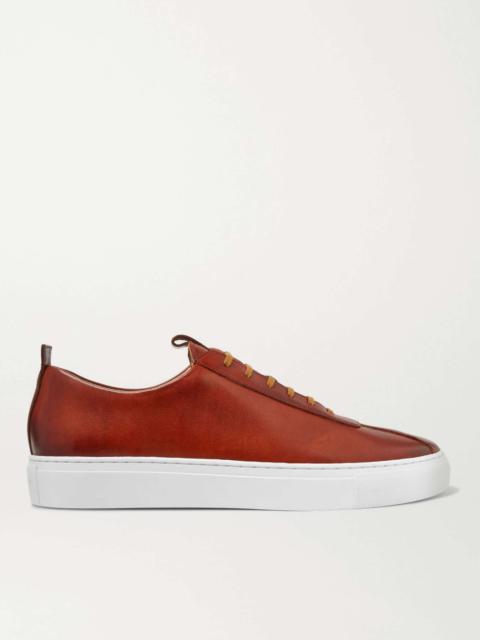 Grenson Hand-Painted Leather Sneakers