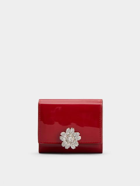 Roger Vivier RV Bouquet Wallet in Patent Leather