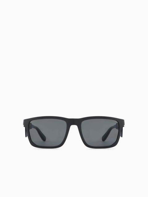 EMPORIO ARMANI Men’s rectangular sunglasses