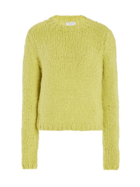 Dalton Sweater in Lime Adamite Welfat Cashmere