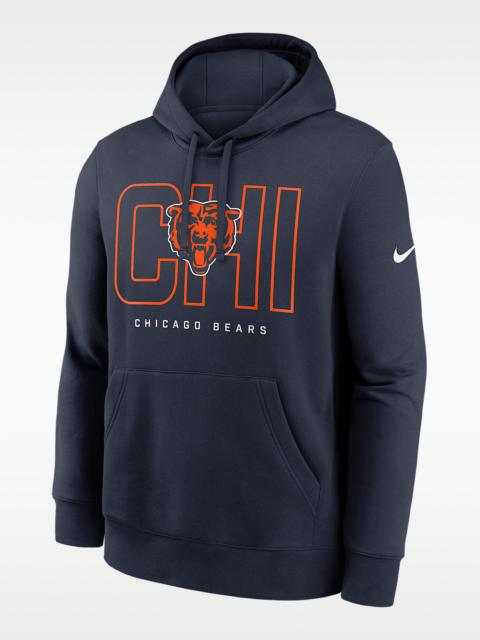 Nike Chicago Bears Busted Play Club Men's Nike NFL Pullover Hoodie