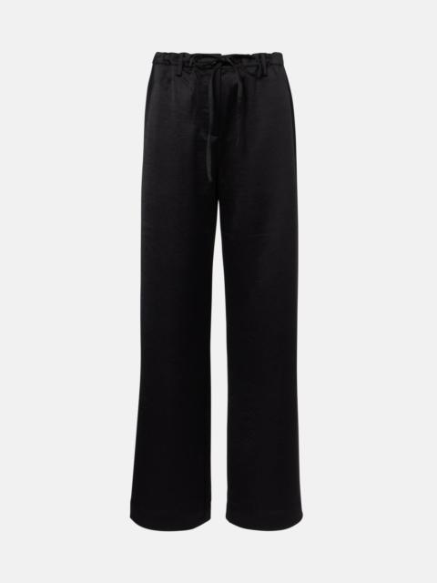 Proenza Schouler White Label Magnus crêpe wide-leg pants
