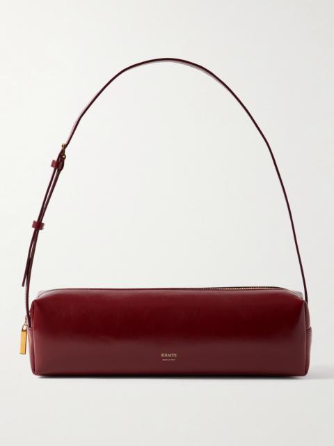 KHAITE Kye Glossed-leather Shoulder Bag