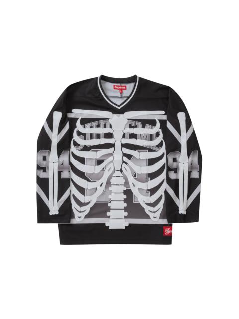 Supreme Supreme Bones Hockey Jersey Black | REVERSIBLE