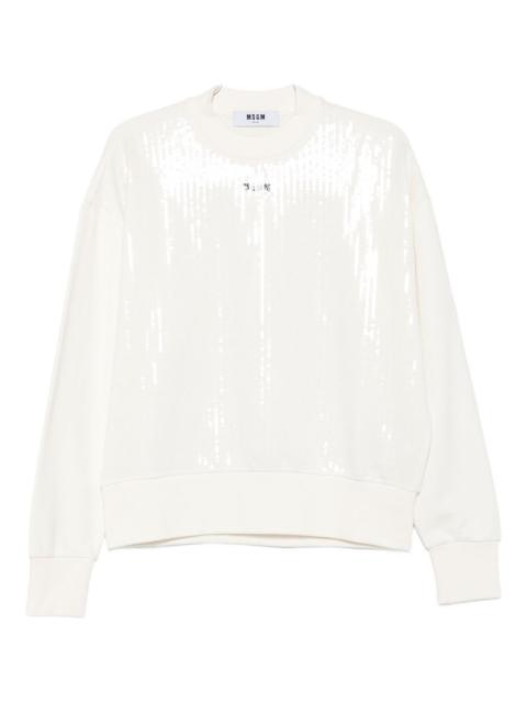 MSGM sequin-embellished sweatshirt