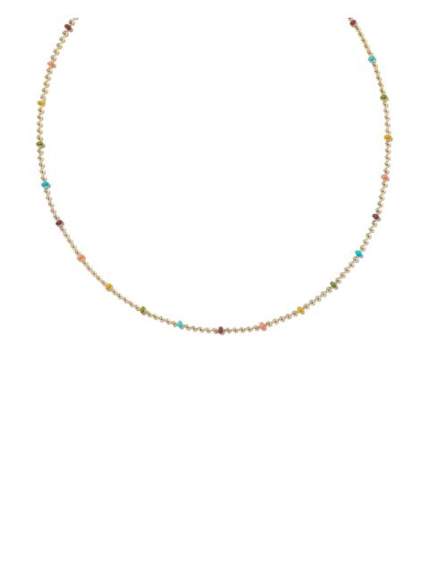 KENDRA SCOTT Alice Color Beaded 14k Gold-Filled Chain Necklace