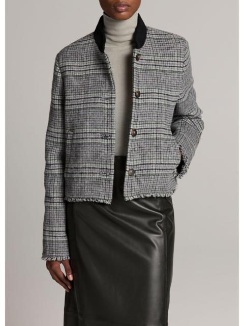 Vince Glen Plaid Wool-Blend Jacket
