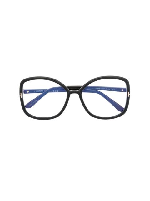 TOM FORD FT5845B oversize-frame glasses