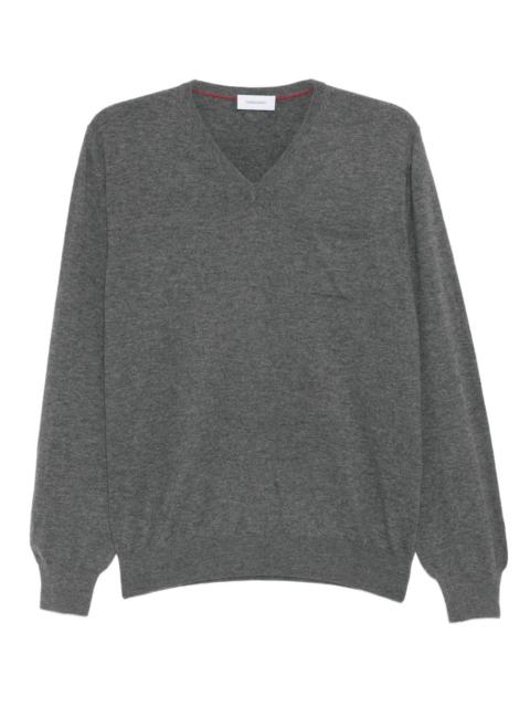 FERRAGAMO long-sleeve v-neck T-shirt