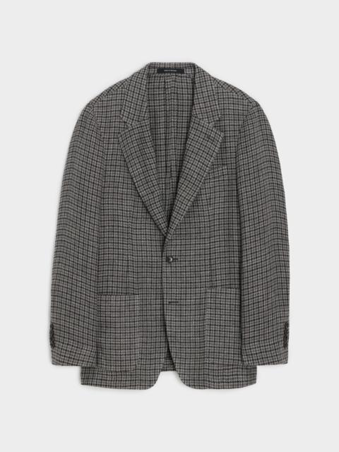 TODD SNYDER Italian Linen Houndstooth Sport Coat