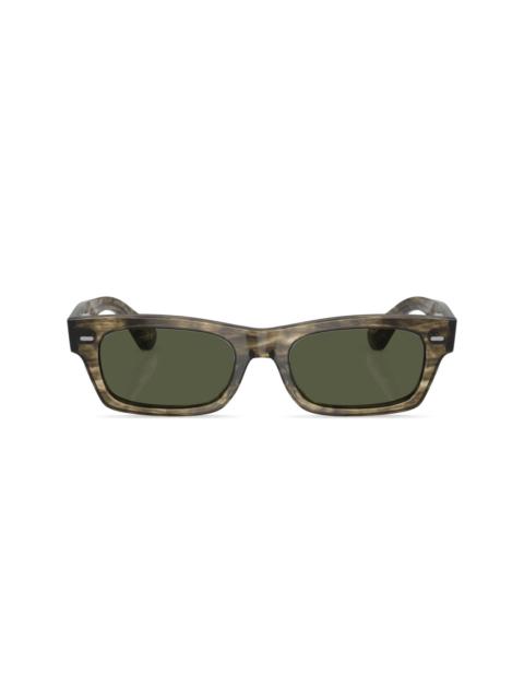 Oliver Peoples Davri rectangle-frame sunglasses