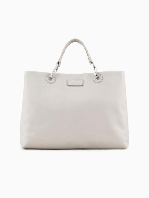 EMPORIO ARMANI ASV medium ecological leather MyEA shopper bag