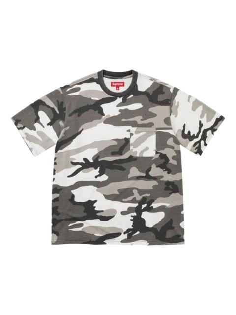 Supreme Supreme FW26 Cracked Pocket S/S T-Shirt 'Snow Camo' SUP-FW26-047-SMO