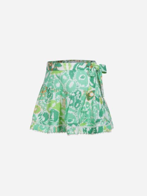 Mini Skirt Chantal for girls - Green Pencilleo