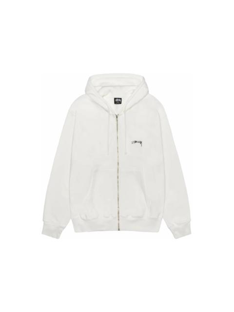 Stüssy Stussy Smooth Stock Pigment Dyed Zip Hoodie Natural