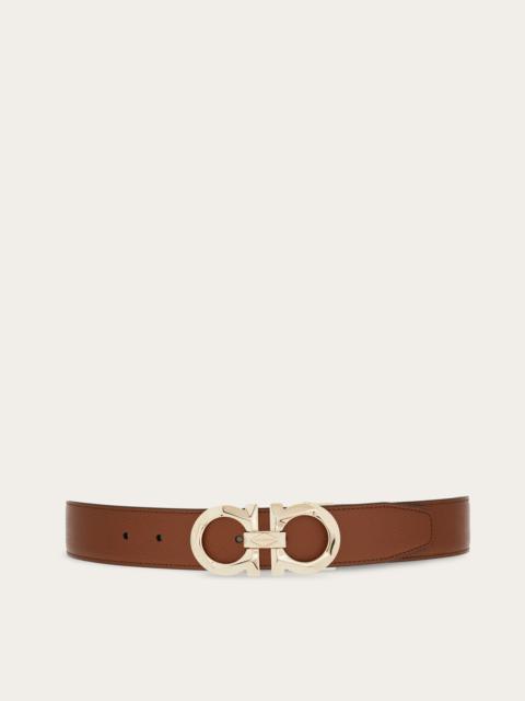 Reversible and adjustable Gancini belt