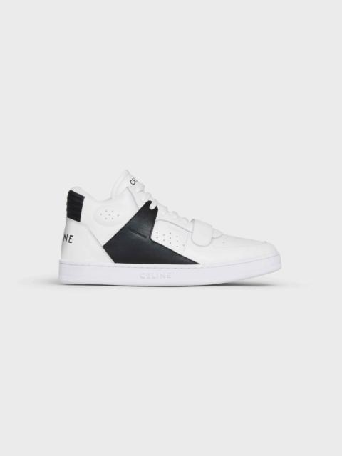 CELINE CT-02 CELINE TRAINER MID SNEAKER WITH SCRATCH in CALFSKIN