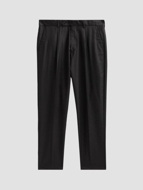 Paul Smith Men's Crease-Front Wool Trousers - Dark Brown