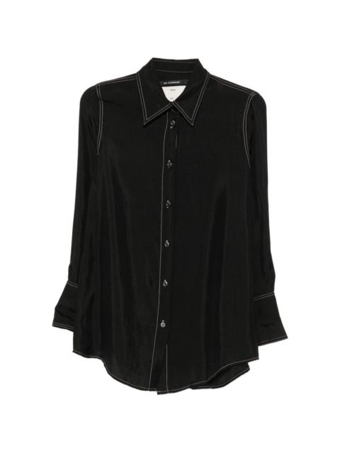 Song for the Mute contrast-stitch shirt