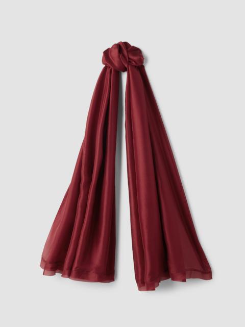 EILEEN FISHER Washed Organic Silk Parachute Scarf