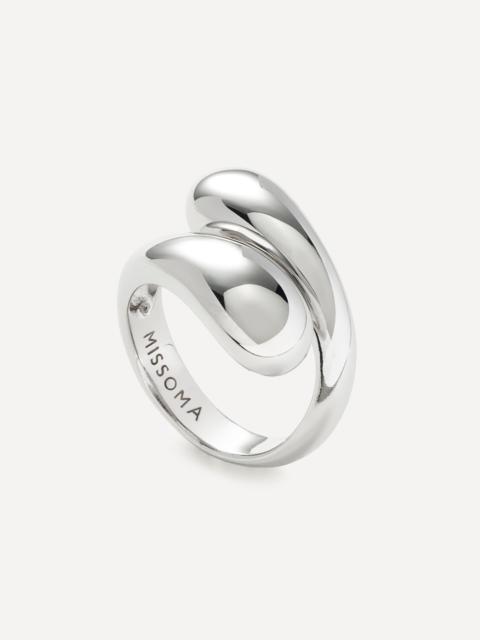 MISSOMA X Savi Sterling Silver Sculptural Crossover Ring