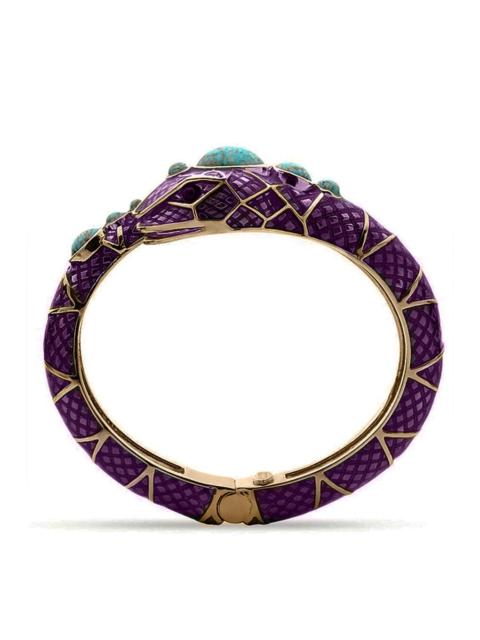 AQUAZZURA Serpente Bangle Bracelet - Purple