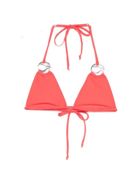COPERNI logo-appliqué bikini top