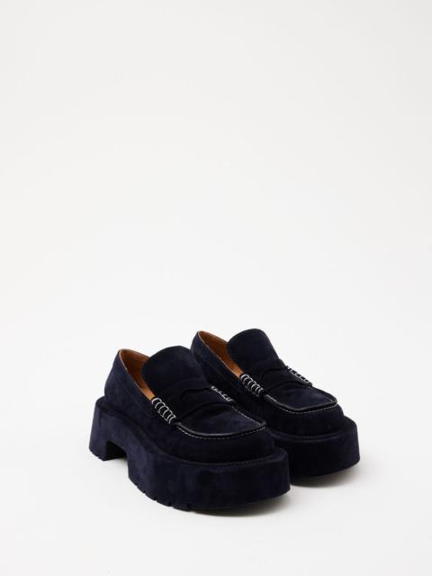 JW Anderson LEATHER PLATFORM MOCCASINS