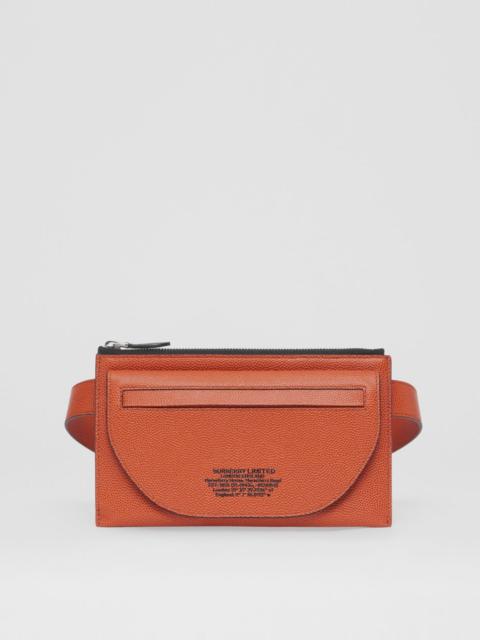 Burberry Location Print Leather Olympia Belt Bag