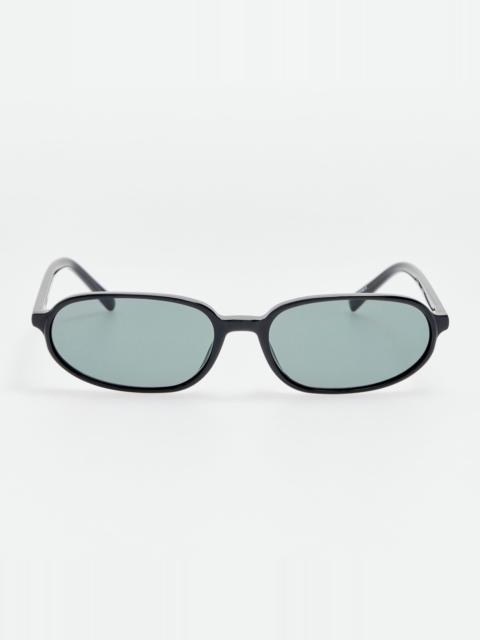 LINDA FARROW Notte Sunglasses in Black