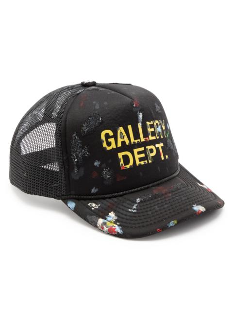 GALLERY DEPT. Workshop distressed logo-print trucker cap