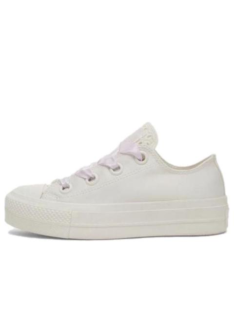 Converse (WMNS) Converse Chuck Taylor All Star Lift Platform 'Matte Satin Ivory' A10301C