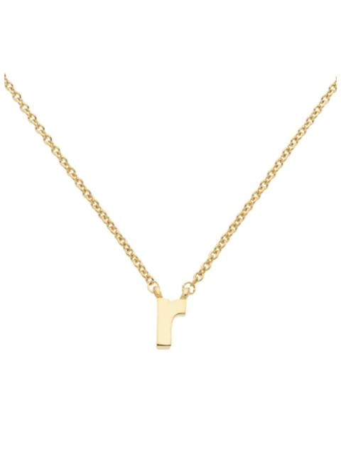 MELISSA ODABASH LETTER 'R' PENDANT NECKLACE