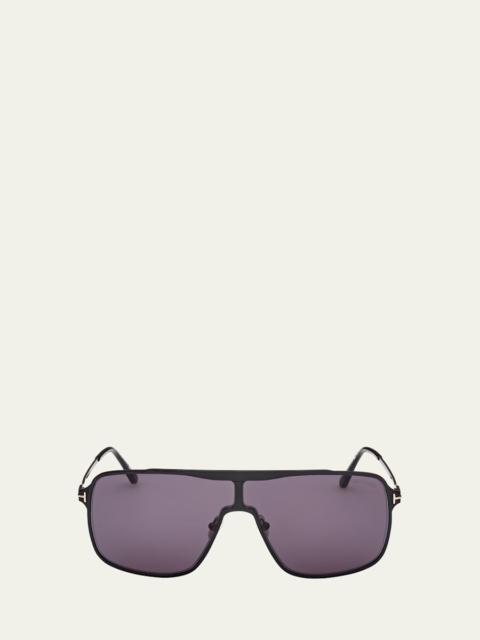 TOM FORD Zappa Metal and Acetate Aviator Sunglasses