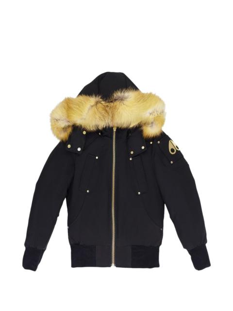 MOOSE KNUCKLES Saint Flavie faux-fur-trim bomber jacket