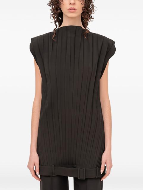 MM6 Maison Margiela pleated mini dress