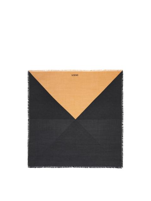 Loewe Scarf in silk and wool