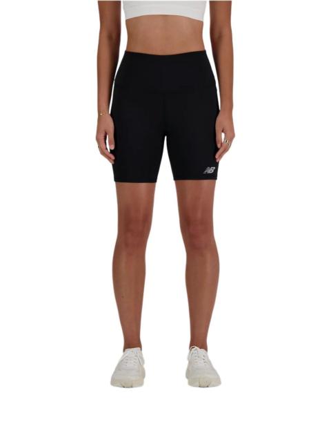 New Balance (WMNS) New Balance NB Harmony High Rise Short 6" 'Black' WS41114-BK