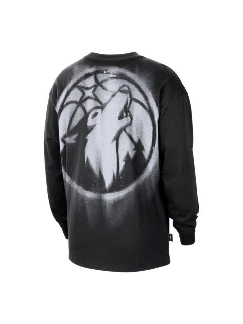 Nike Nike Minnesota Timberwolves Standard Issue Dri-FIT T-Shirt 'Black' II5809-010