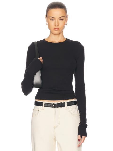 GRLFRND Crew Neck Extra Long Sleeve Tee