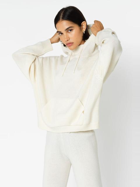 John Elliott TWO TONE CASHMERE HOODIE