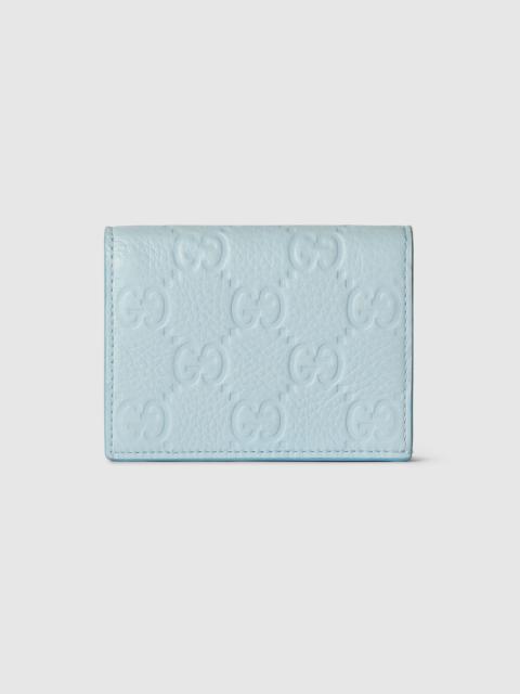 GUCCI GG Emblem mini wallet