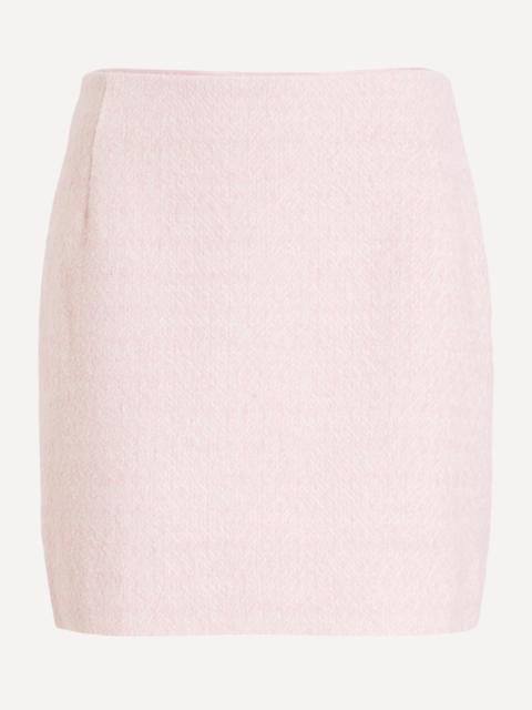Loulou de Saison Pink Bouclé Mini Skirt
