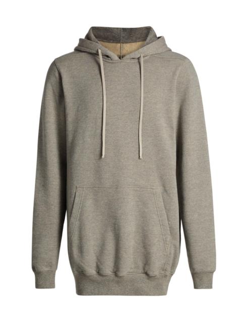 Rick Owens DRKSHDW Men's Felpa Elongated Hoodie - Grey Melange