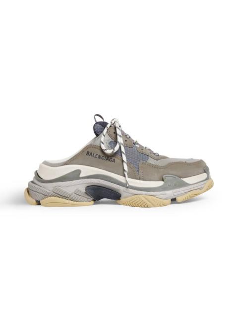 Men's Triple S Mule in Grey